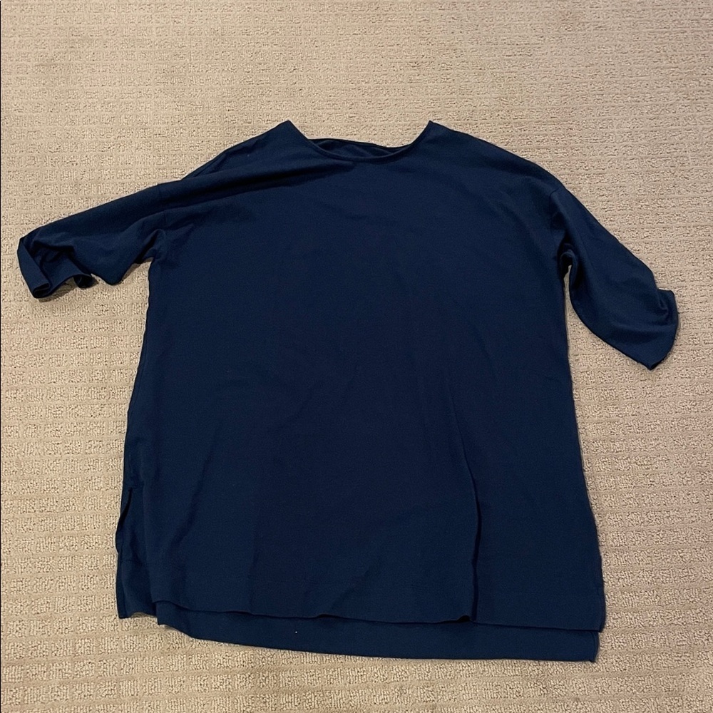 J. Jill Luxe Supima Navy Tunic